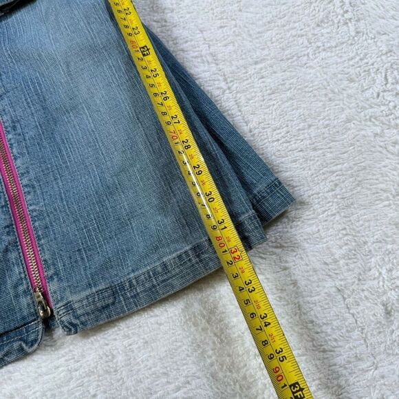 NWT Vintage Y2K Meow Meow Denim Mini Dress - Picture 6 of 6